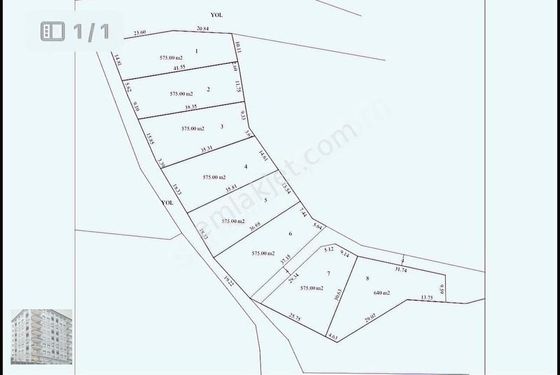 ÖZ URHAN EMLAKTAN SOGUK CERMİKTE SATILIK ARSA 575 MK