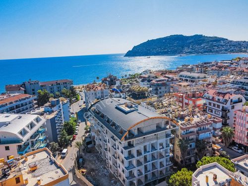  ALANYA GÜLLERPINAR 2+1 DUPLEX 95M2 100M TO THE SEA LUXURY SITE WITH FULL ACTIVITY!!