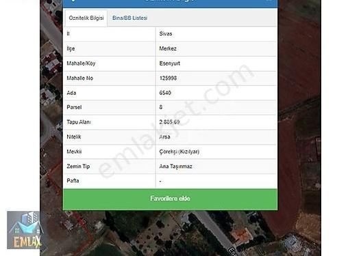 EMLAX'TAN ESENYURTTA 412 M² ARSA HİSSESİ