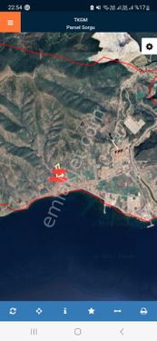  Milas Türkevi nde Sahile 5 Dk Deniz Manzaralı Satılık Tarla