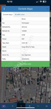 OSMANGAZİ ALTINOVADA 1350M2 TİCARİ+KONUT İMARLI SATILIK ARSA