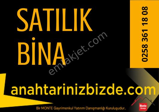  MONTE den FIRSAT KOMPLE SATILIK BİNA