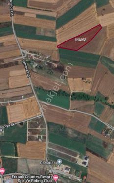 ÇATALCA"DA İMAR SINIRI YAPILAŞMA İÇİ YAZLIK YAPIMINA UYGUN TAKASLI ARAZİ 