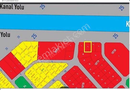 Kanal yolu üzeri arsa