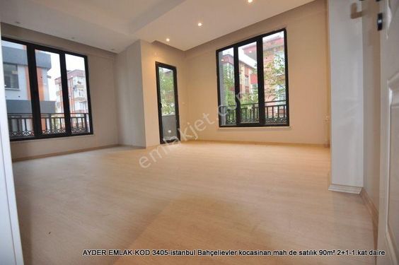  istanbul Bahçelievler kocasinan mah de satılık 90m² 2+1-1.kat daire  