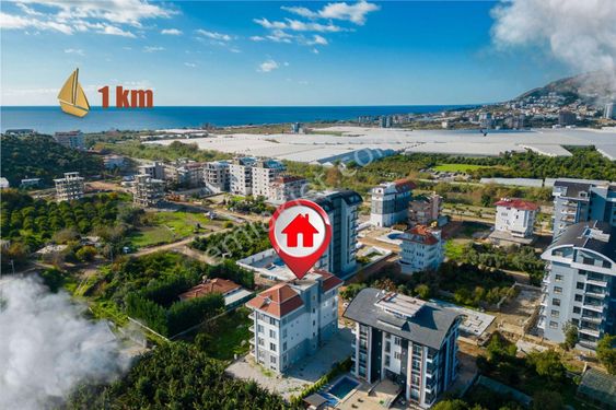  ALANYA DEMIRTAŞ 3+ 1 DUPLEX 140M2 OPPORTUNITY APARTMENT WITH PARKING AREA AND ELEVATOR!