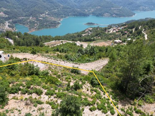  ALANYA ÜZÜMLÜ MAHALLESİNDE SATILIK 2400 M2 BARAJ, DOĞA VE DENİZ MANZARALI TARLA