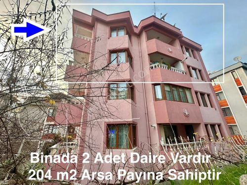 Turyap İzmit Caddeden 204 m2 Arsa Paylı Şömineli 3+1 Dublex