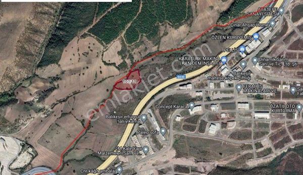 Ortamandıra Atatepe Sanayi Sitesi Karşısında Yatırımlık Arazi