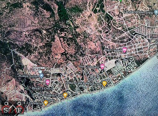 Çandarlıda Denize 400 m Yakınlıkta Deniz Manzaralı Villa Arsası