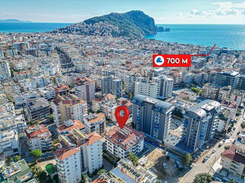  ALANYA MERKEZDE SATILIK 1+1 SIFIR DAİRE