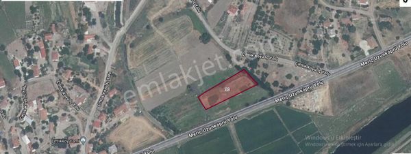 Edirne Uzunköprü Çiftlik Köyünde Satılık Arsa , 205 m2 Köy İçi Cadde Cephe