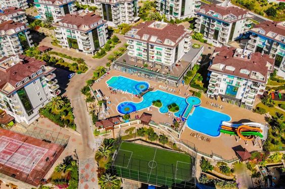  ALANYA OLİVE CİTY SİTESİNDE 1+1 MOBİLYALI SATILIK DAİRE