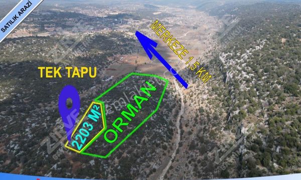 ÇORTULVİEW'DEN ERDEMLİ KIZILEN YAYLASI SATILIK 2200 M2 TARLA 