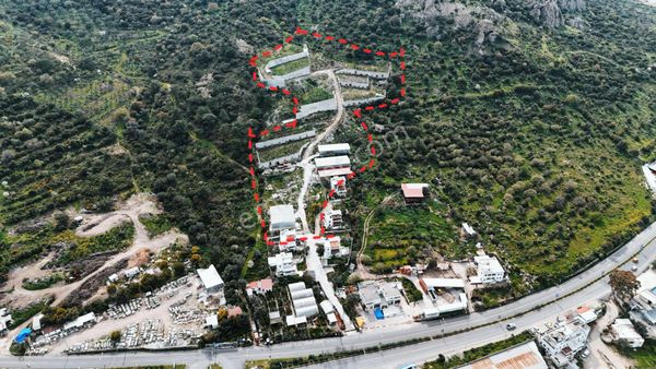 Gündoğan Merkez'de Deniz Manzaralı 18.550 m2 Yatırımlık Tarla