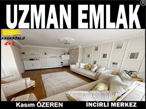  UZMAN EMALK'DAN KEÇİÖREN İNCİRLİ MH'DE ASANSÖRLÜ ÇİF BANYOLU FULL YAPILI TERAS BALKONLU 4+1 DAİRE