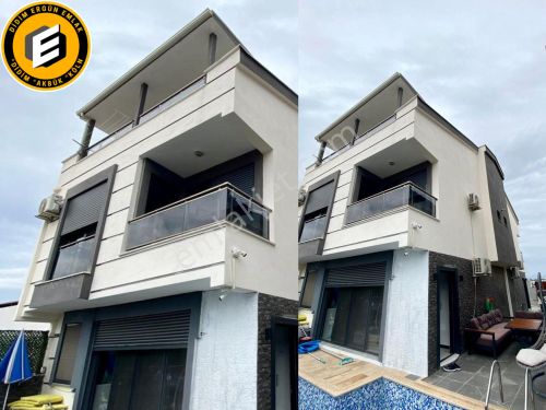  Didim Hisar Mahallesinde Acil Satılık Havuzlu Ful Eşyalı Lüks Villa (EK:1002)