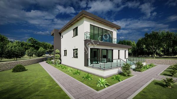   Doğa İçinde Manzaralı Bahçeli Teraslı Duplex Tam Müstakil Villa