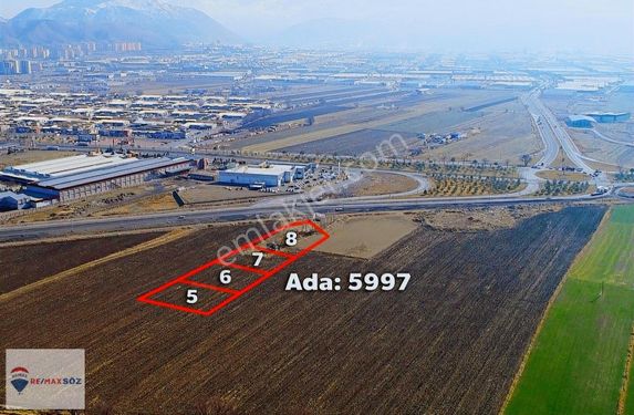 Kayseri Melikgazi Anbarda 20m'lik yola cephe Satılık Ticari Arsa