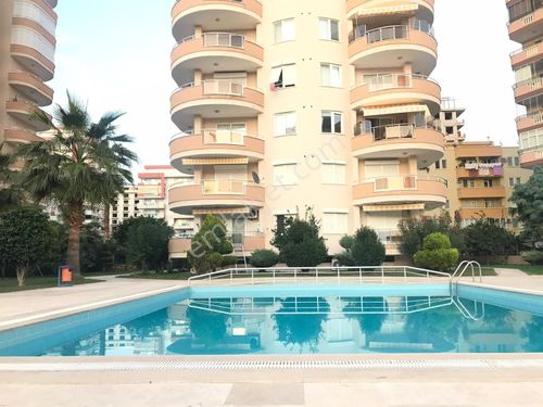  611 SONBAY RESİDENCE MAHMUTLAR ALANYA KİRALIK 2+1 EŞYALI DÜZ GİRİŞ HAVUZLU DAİRE 