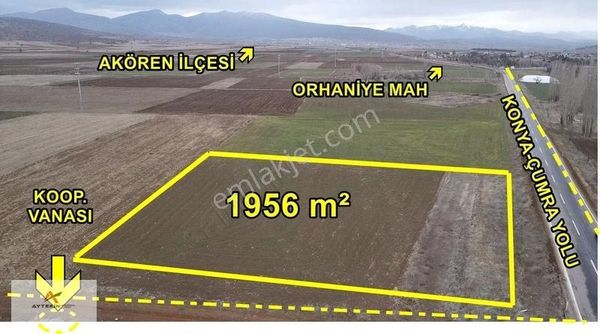  1.956 m² / KONYA / AKÖREN / ORHANİYE / TARLA