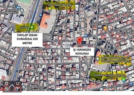 İZMİR BUCA'DA İŞLEK YOLA ÇİFT CEPHELİ İZBAN'A 200 METRE MESAFEDE