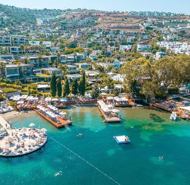 Gündoğan da deniz manzaralı 3+2 Müstakil Triplex Villa