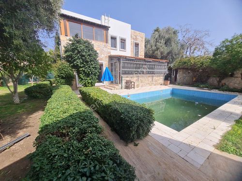  Bodrum konacık ta yıllık kiralık müstakil havuzlu villa