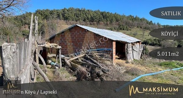 ÇANAKKALE LAPSEKİ HACIGELEN KÖYÜ KÖY İÇİ İMARLI SATILIK ARSA