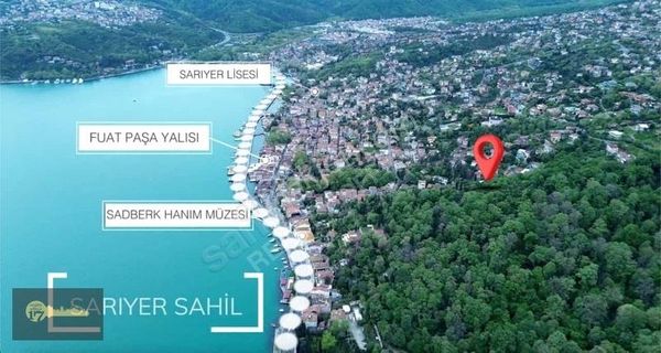 Sarıyer'de BOĞAZ MANZARALI BOŞ ARSA TEPE KONUMDA 2.252M2