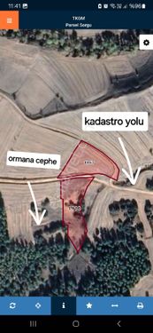 Afyonkarahisar Dazkırı 2.225m² Yola Cephe Tarla 