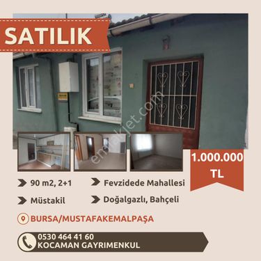  MUSTAFAKEMALPAŞA FEVZİDEDE MAHALLESİNDE 2+1 DOGALGAZLI MÜSTAKİL EV