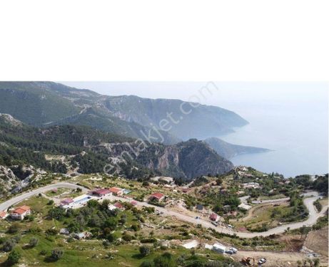  Fethiye Karaağaçta Müstakil tapulu deniz manzaralı 400 m2 arazi satılık