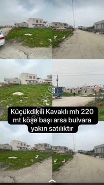 Adana seyhan küçükdikilinin kavaklı mh 220 mt köşe başı arsa