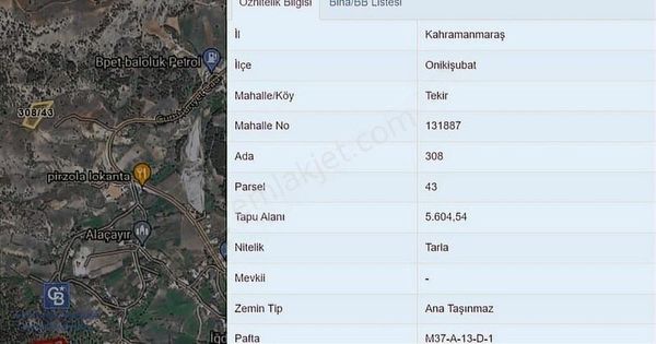 COLDWELL BANKERDAN TEKİRDE SATILIK VİLLALIK MÜSTAKİL TARLA