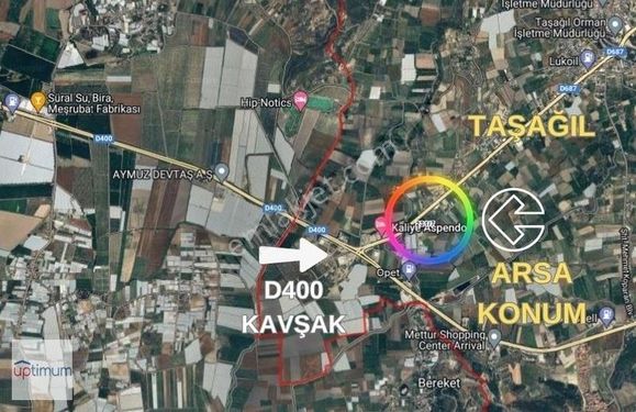 Manavgat Taşağıl'da Güney-Doğu Köşe Başı 509 m2 Arsa