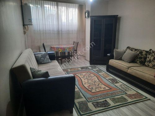 dayalı döşeli 2+1 eşyalı kiralık daire yarı bodrum