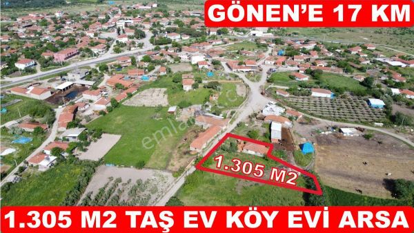 1.305 M2 Taş Ev, Köy Evi, Arsa, GÖNEN ULUKIRDA ASEPSUS EMLAKTA