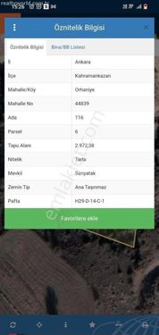 KAHRAMANKAZAN ORHANİYE'DE YATIRIMLIK FIRSAT ARAZİ