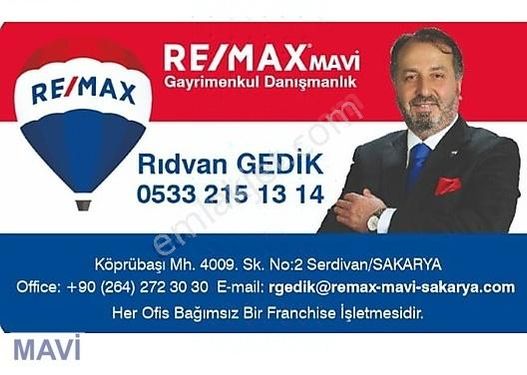 REMAX MAVİ'DEN FERİZLİ DOĞANCI MAHALLESİ'NDE 5.455 M2 TARLA