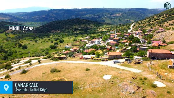  AYVACIK KULFAL KÖYÜNDE 545 M2 ARSA İÇİNDE SATILIK KÖY EVİ