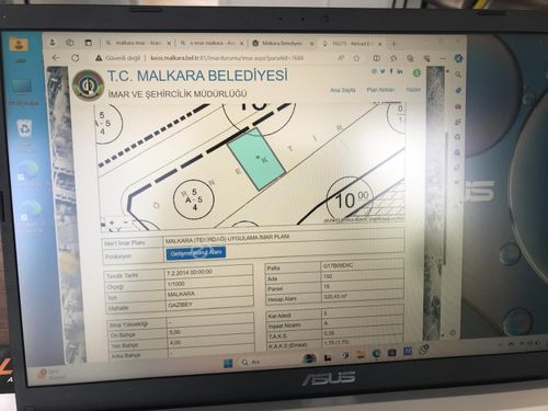  MALKARA  MERKEZ GAZİBEY MAHALLESİ  İMARLI SATILIK ARSA  677m2