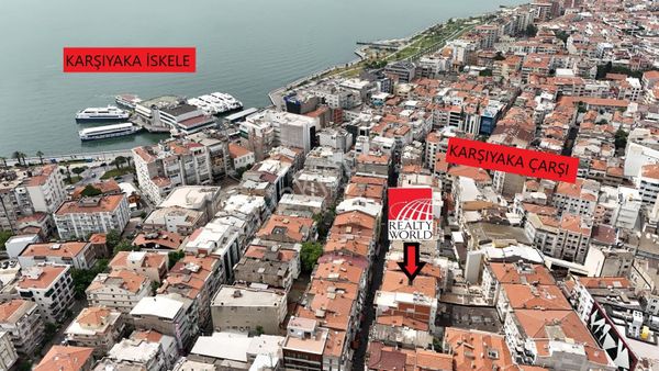 KARŞIYAKA İSKELEYE 150m FULL TADİLATLI 3+1 ARA KAT SATILIK DAİRE