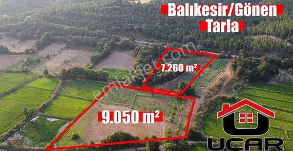 Balıkesir/Gönen'in Doğa İle İç İçe Köyünde 9.050 m² ve 7.260 m² Sulu(Pompaj) Tarlalar