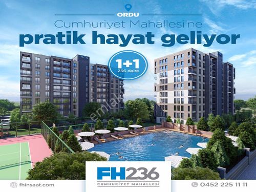 ORDU ALTINORDU FH236 PROJESİNDE SATILIK 1+1 DAİRE