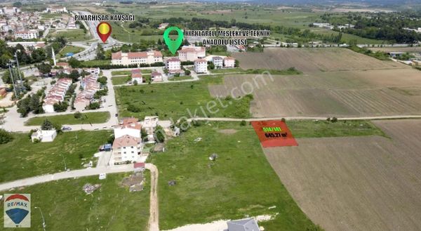 KIRKLARELİ MERKEZ 645m2 4 KAT İMARLI SATILIK ARSA