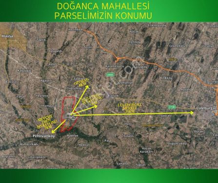  Doğanca da İmar Dibinde Köye Komşu Parseller