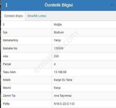 Bodrum Yahşi de yaşanılacak ve yatırım yapılacak en güzel fırsat Kargir ev Tarla 