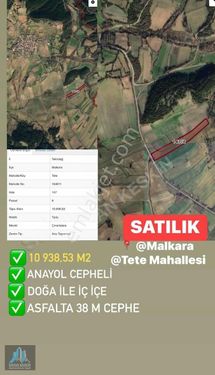 TEKİRDAĞ MALKARA DA ASFALT CEPHE SATILIK ARAZİ