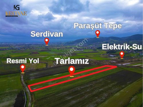 Kestane Gayrimenkulden İmar sınırına 700m Satılık Tarla